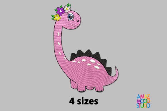 Cute Dinosaur Girl with Flowers: Seller Review