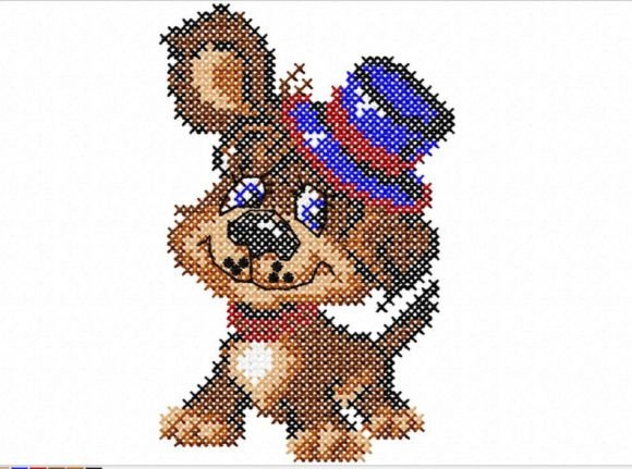 Dog in a Hat Cross Stitch Review