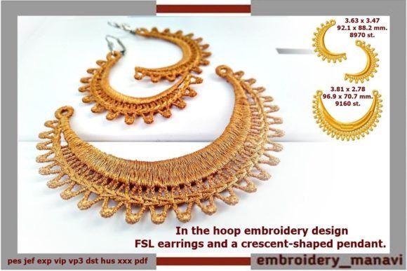 Review: ITH FSL Earrings Crescent Shaped Pendant
