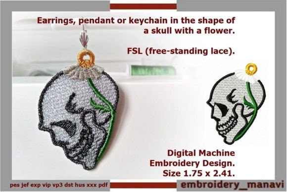 Review: Skull Flowers FSL Design for Etsy Shops