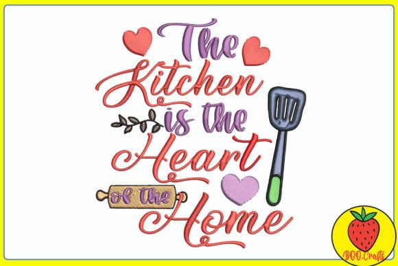Review: The Kitchen is the Heart Embroidery Design