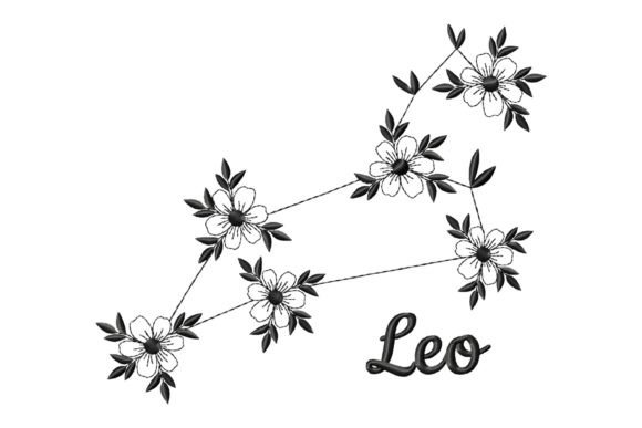 Reviewing Floral Constellation Zodiac Sign Leo