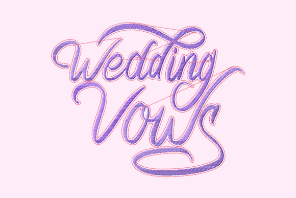Reviewing Wedding Vows Lettering for Real Projects